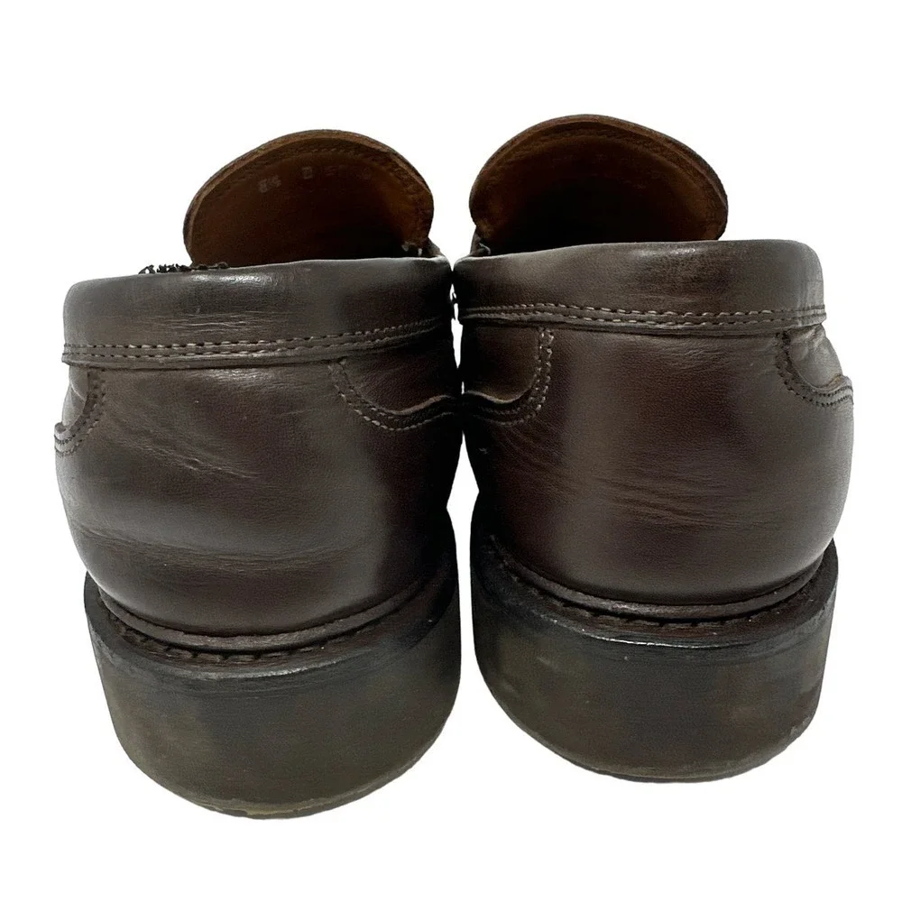 Allen Edmonds Denali Penny Loafers Mens 8.5D Brown Dress Shoes